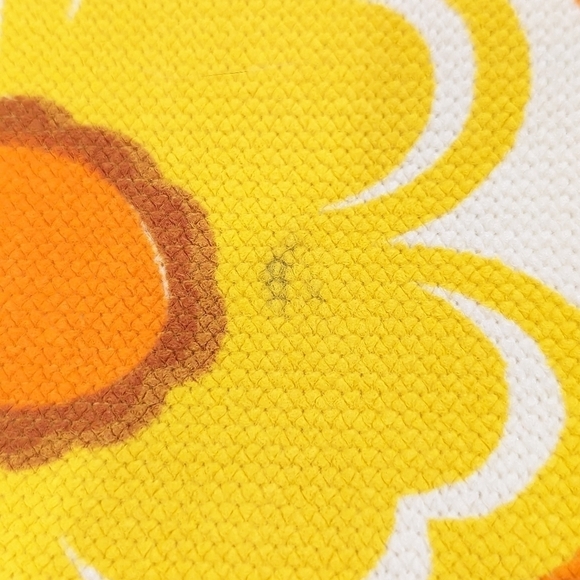 VINTAGE Esmond orange flower power bedspread - Picture 9 of 11